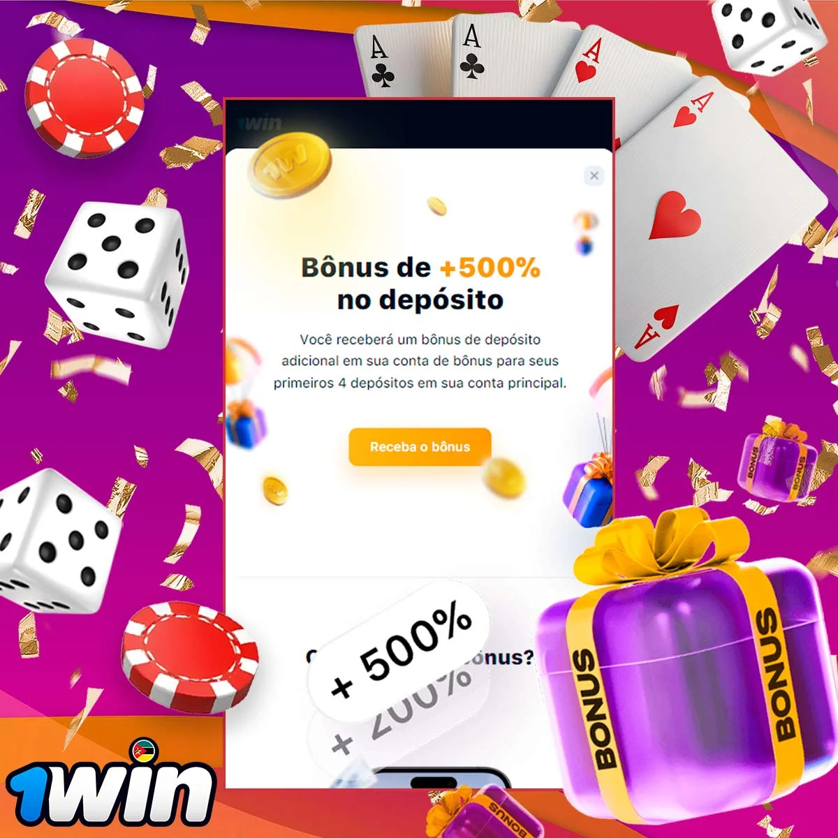 Bônus disponíveis cassino da casa de apostas 1win