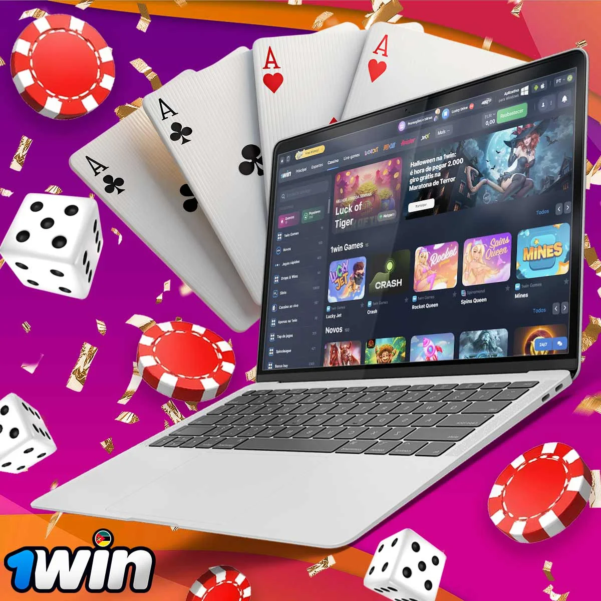 Informações sobre os jogos de casino 1Win